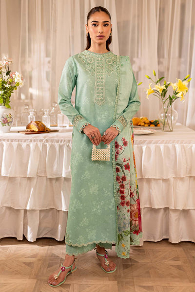 Sage - Farasha Seraya Stitched Lawn SS'24