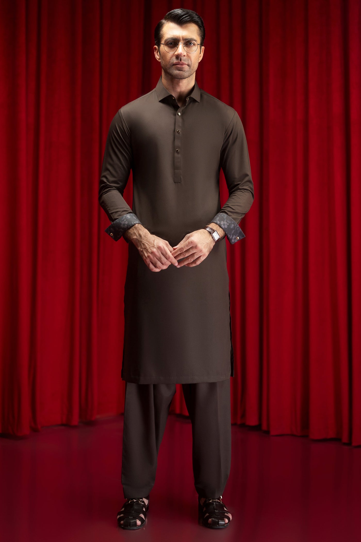 Blended Grey Shalwar Kameez - Cast & Crew