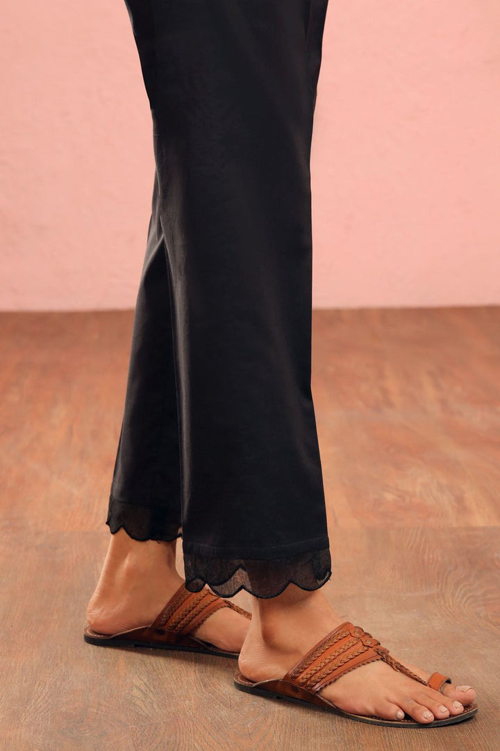 Cambric Black Trouser - Almirah