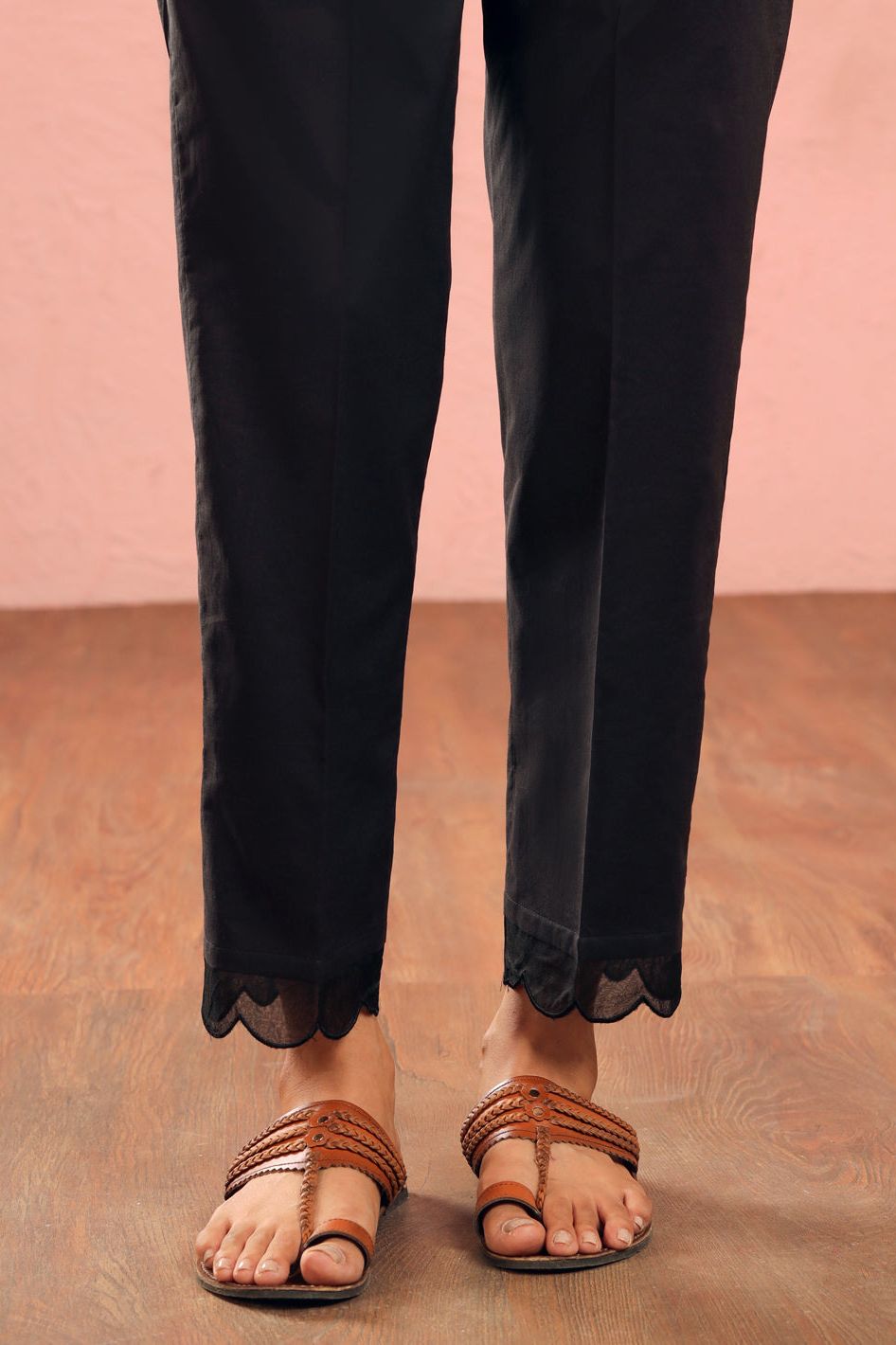 Cambric Black Trouser - Almirah