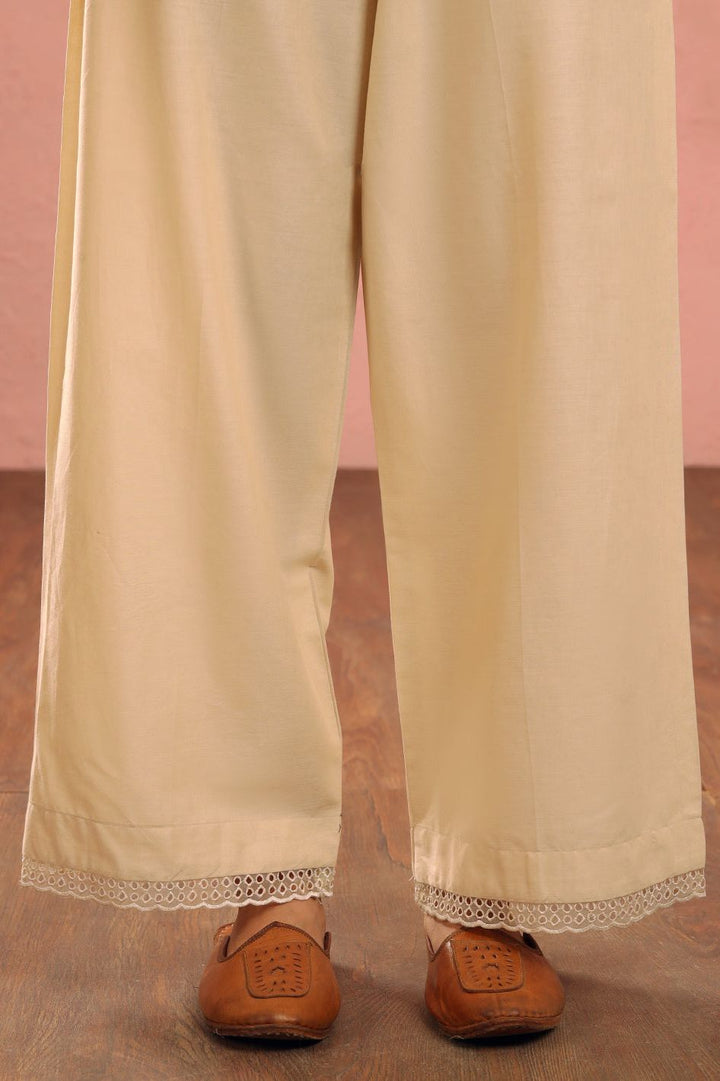 Cambric Beige Trouser - Almirah