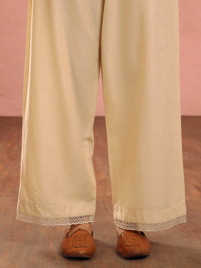 Cambric Beige Trouser - Almirah