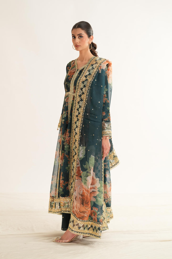 Teal Passion - Farasha Fiorella Formals Stitched