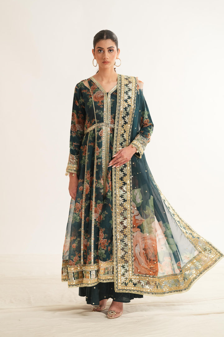 Teal Passion - Farasha Fiorella Formals Stitched