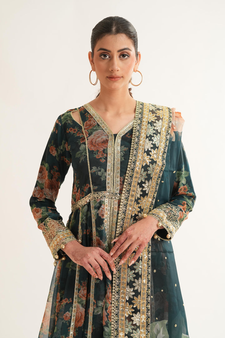 Teal Passion - Farasha Fiorella Formals Stitched