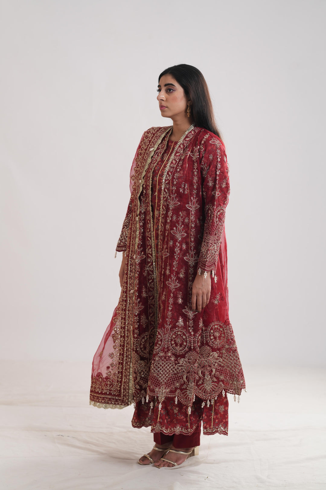 Tearose - Afrozeh Dastangoi Stitched