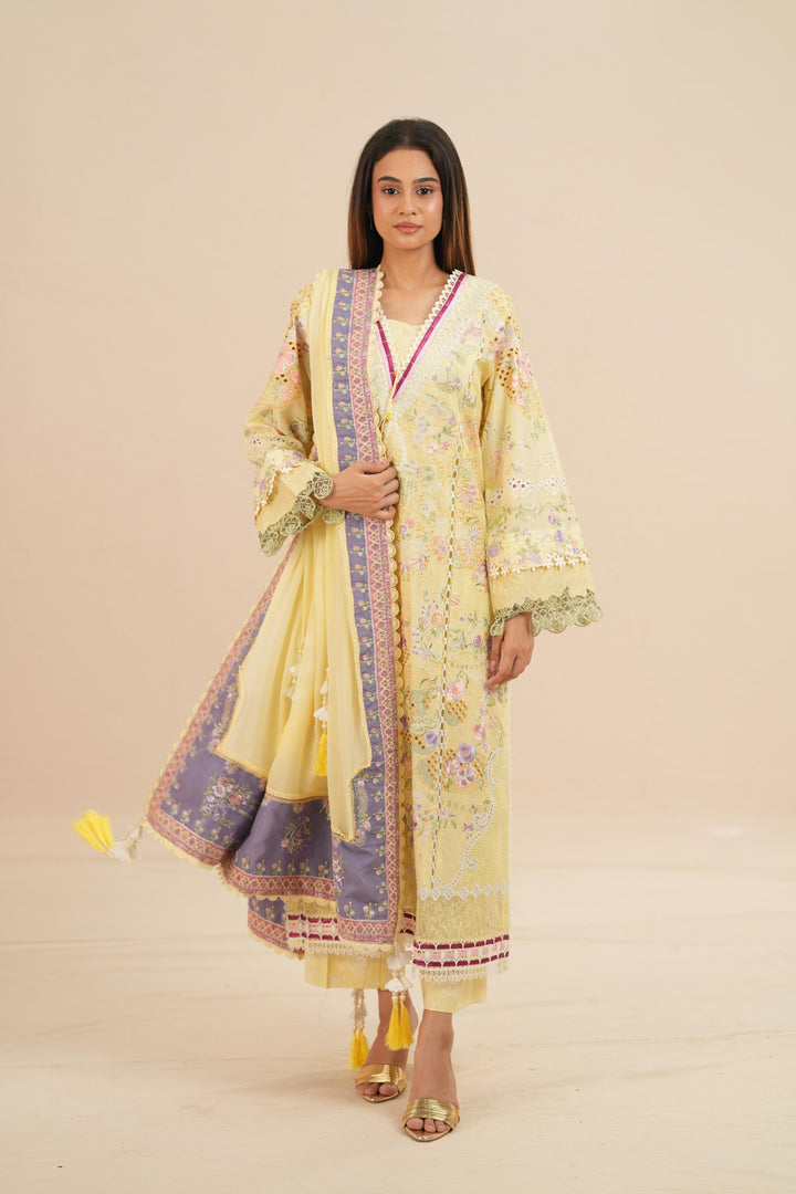 Telya - Suffuse Embroidered Lawn Stitched