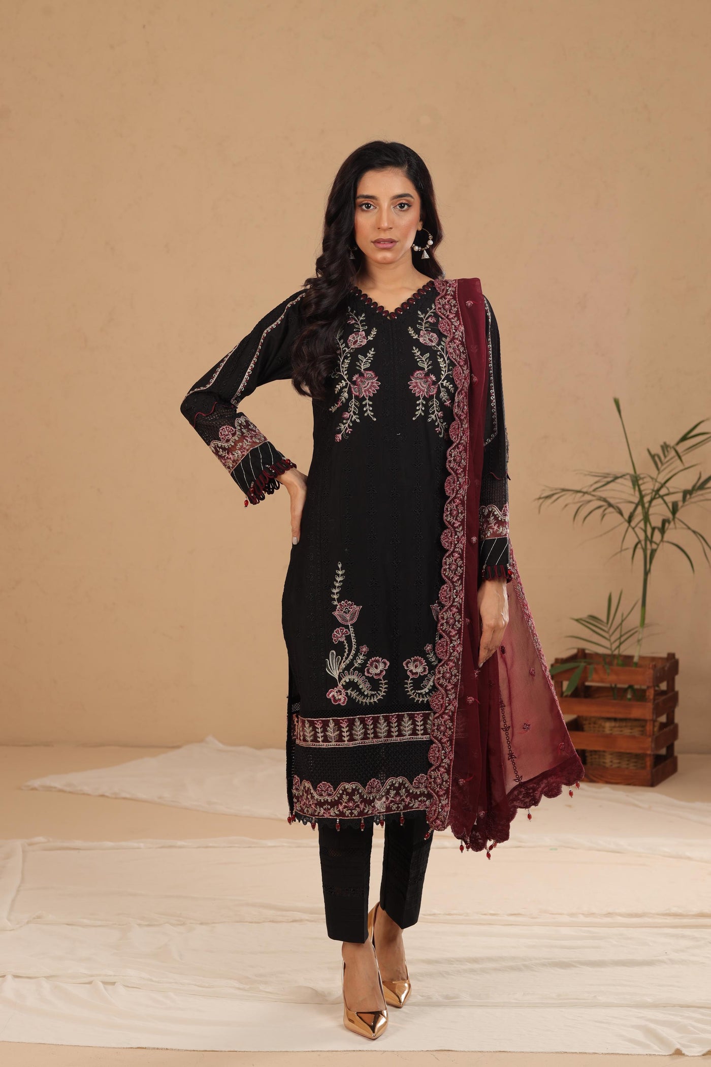 Twilight Bloom - Farasha Luxury Lawn Collection