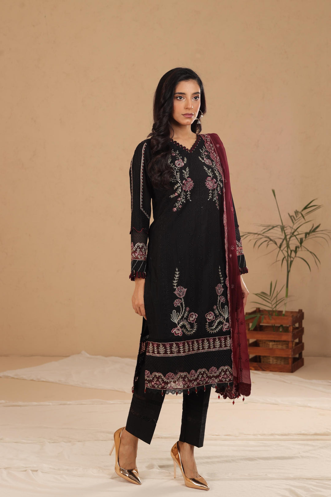 Twilight Bloom - Farasha Luxury Lawn Collection