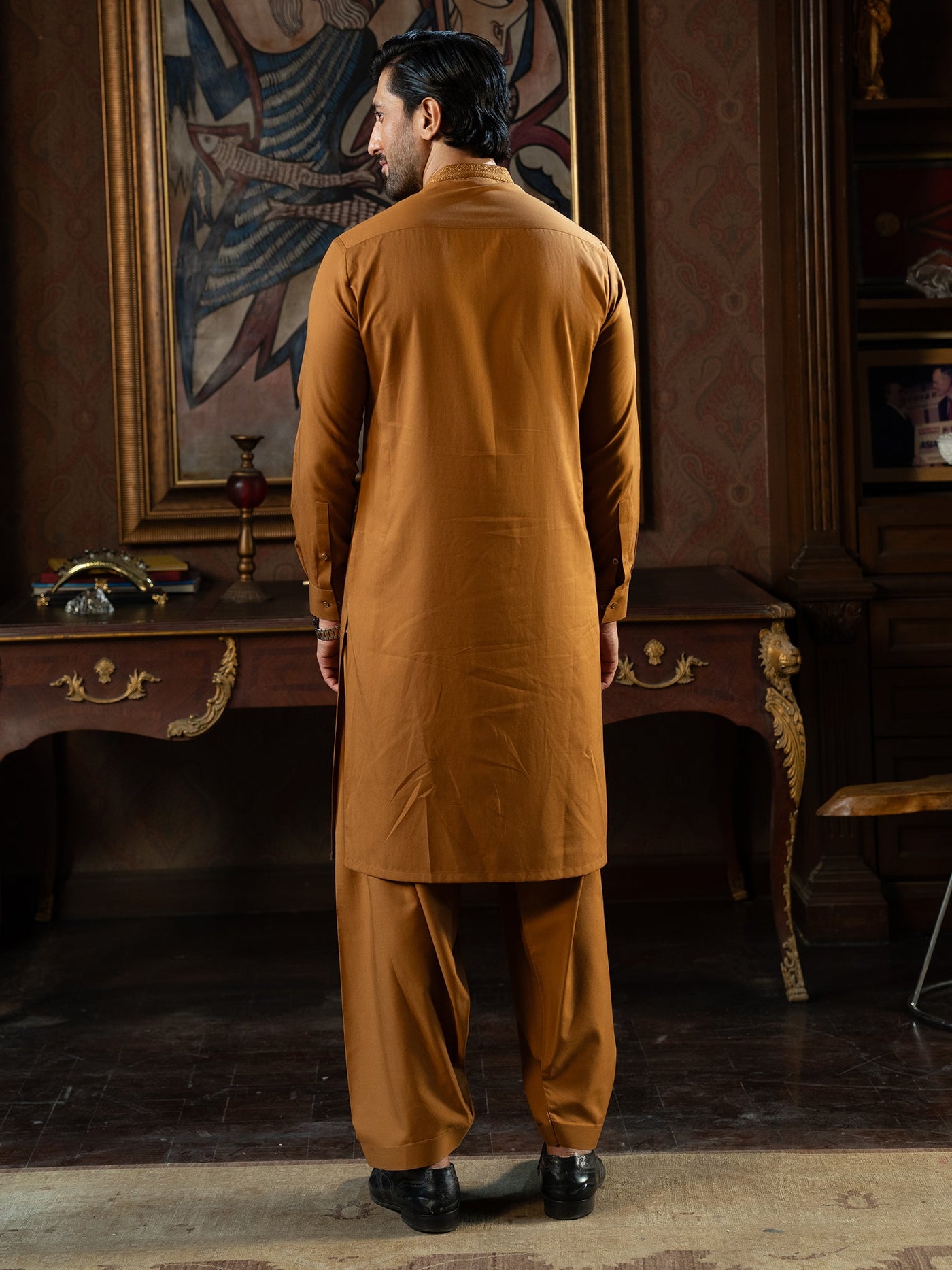 Blended Burberry Cathay Spice Kurta Trouser - J. Junaid Jamshed