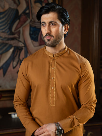 Blended Burberry Cathay Spice Kurta Trouser - J. Junaid Jamshed