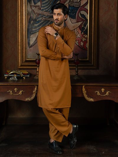 Blended Burberry Cathay Spice Kurta Trouser - J. Junaid Jamshed