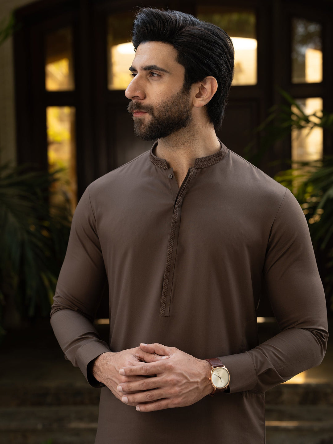 Blended Burberry Beech Kurta Trouser - J. Junaid Jamshed