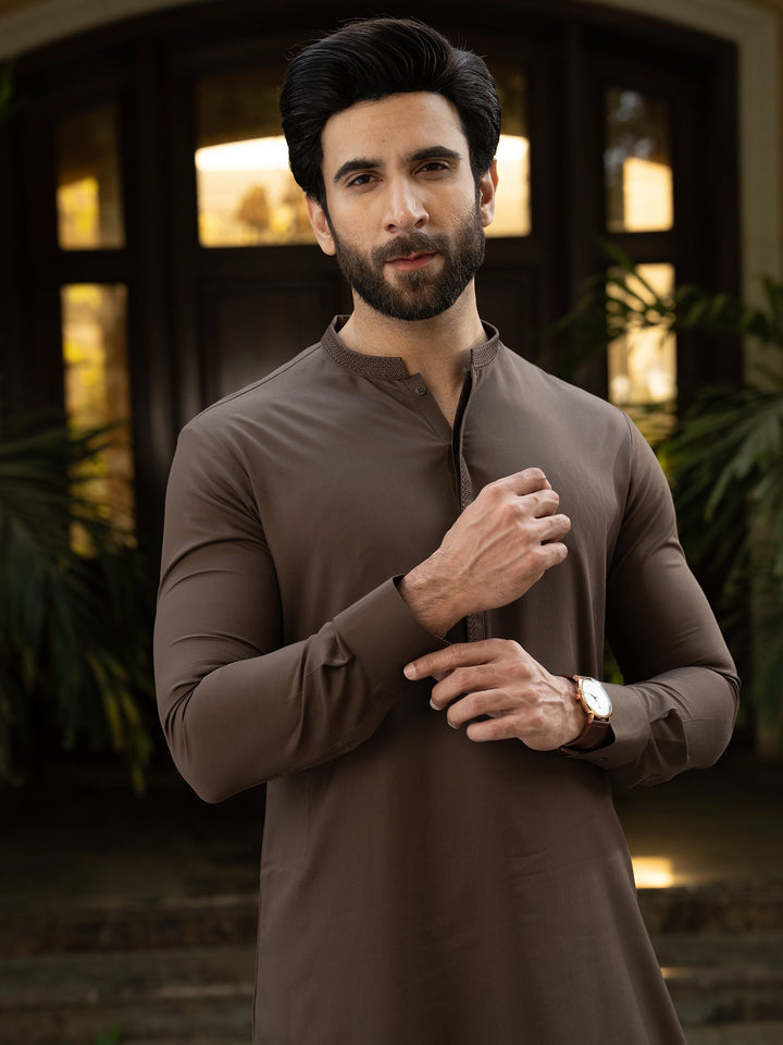 Blended Burberry Beech Kurta Trouser - J. Junaid Jamshed