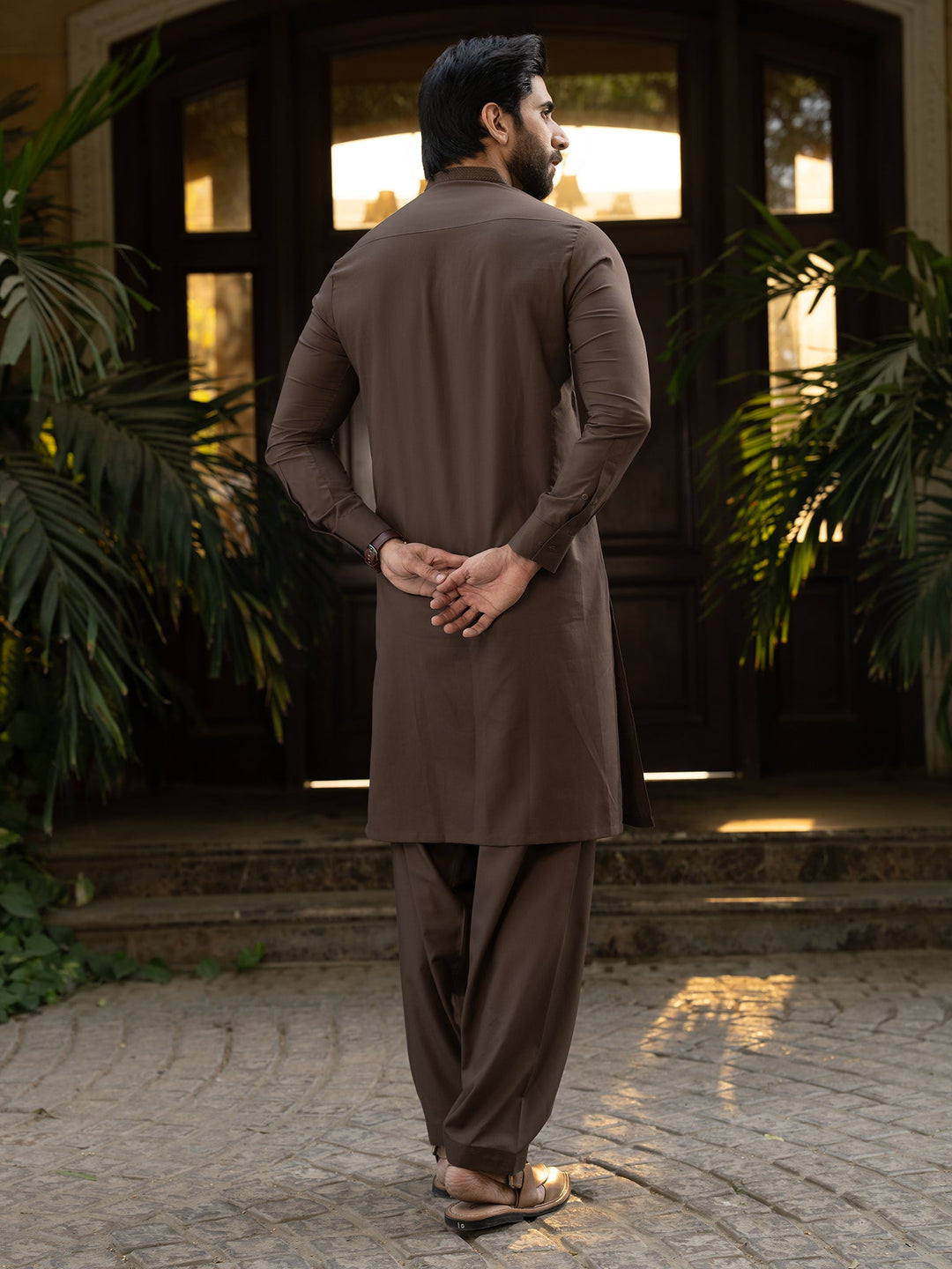 Blended Burberry Beech Kurta Trouser - J. Junaid Jamshed