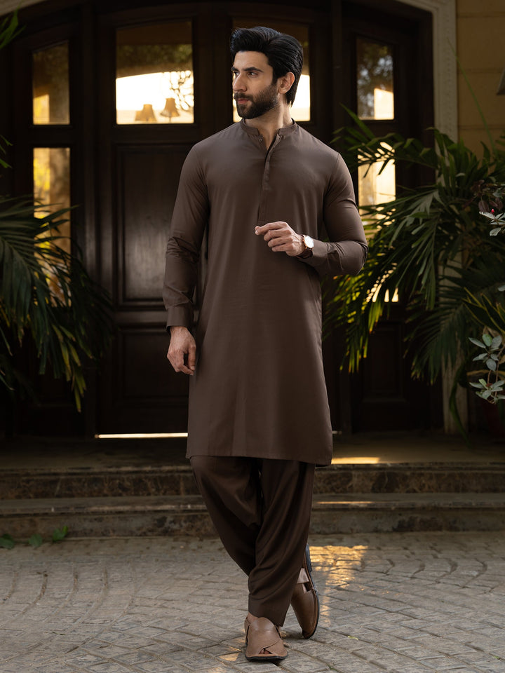 Blended Burberry Beech Kurta Trouser - J. Junaid Jamshed