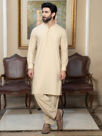 Blended Stripes Fog Kurta Trouser - J. Junaid Jamshed
