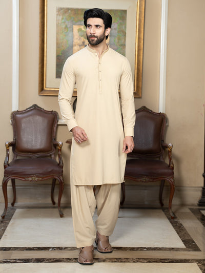 Blended Stripes Fog Kurta Trouser - J. Junaid Jamshed