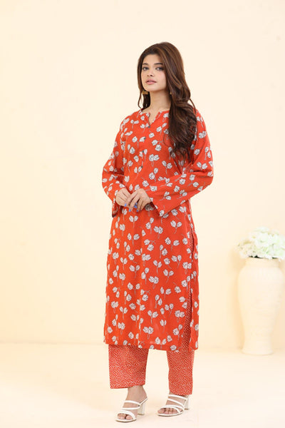 Lawn Rust 2 Piece Suit - Limelight Summer Collection