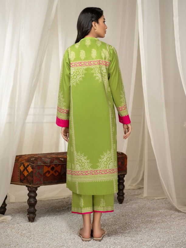 Lawn Green Stitched Suit - Limelight