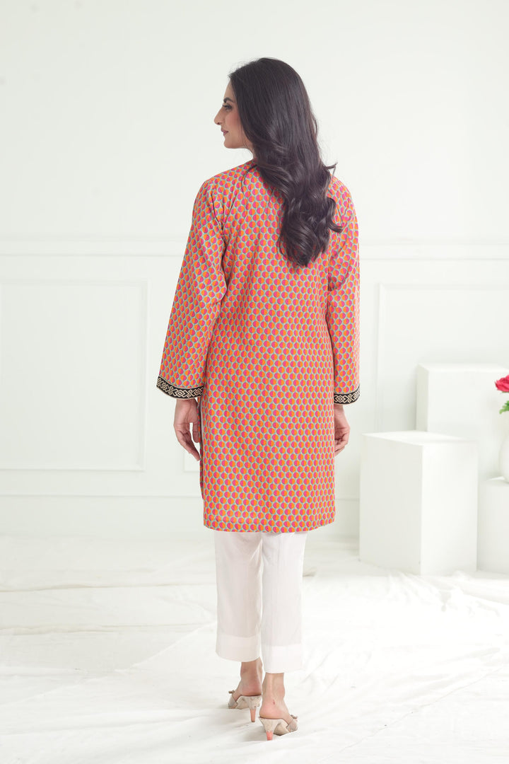 Khaddar Pink Kurti - Limelight