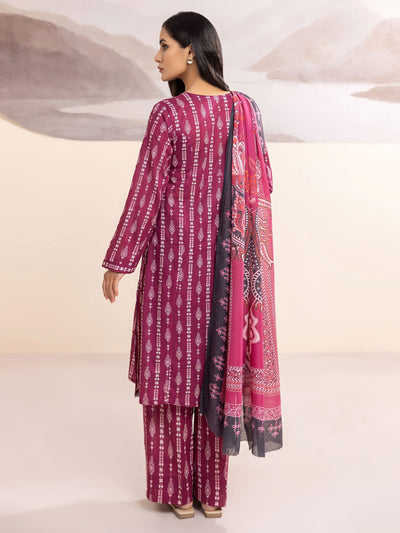 Lawn Pink Stitched Suit - Limelight