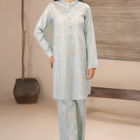 Lawn Blue Kurti - Limelight