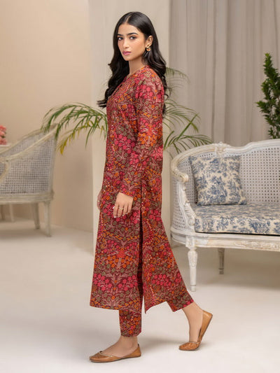 Lawn Brown Kurti - Limelight