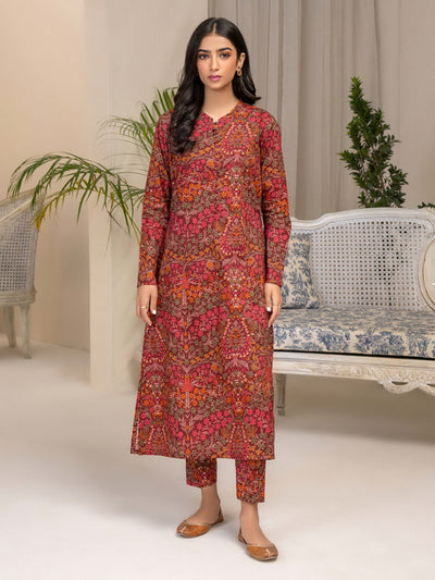 Lawn Brown Kurti - Limelight