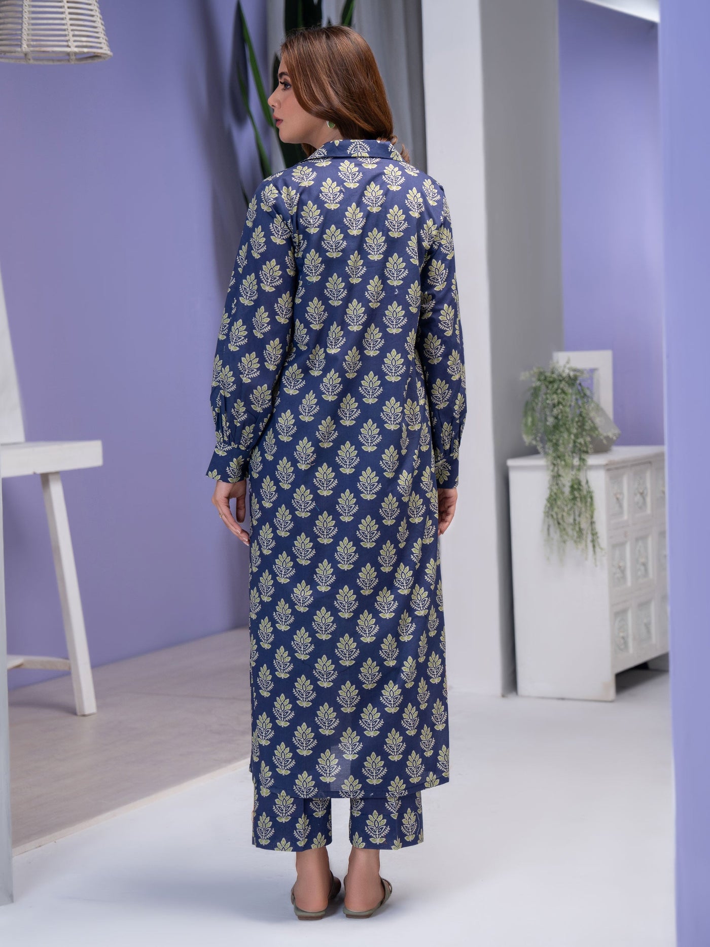 Lawn Blue Kurti - Limelight