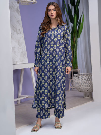 Lawn Blue Kurti - Limelight