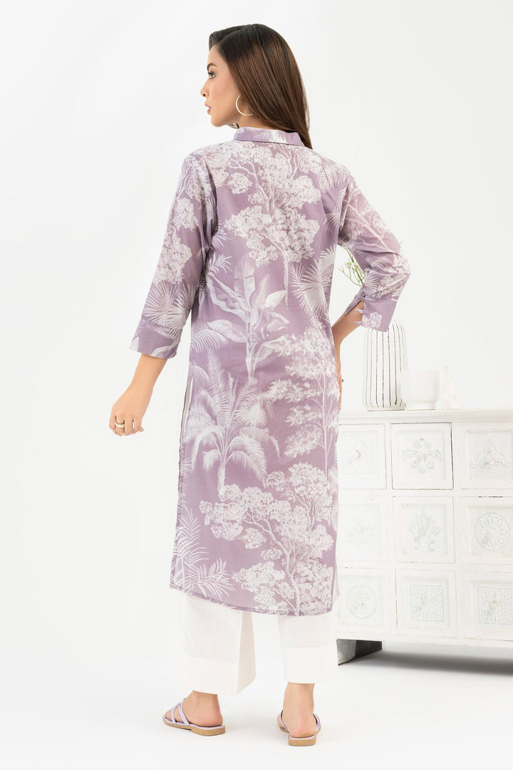 Lawn Purple Kurti - Limelight