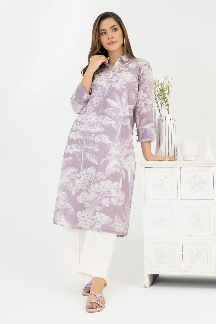 Lawn Purple Kurti - Limelight