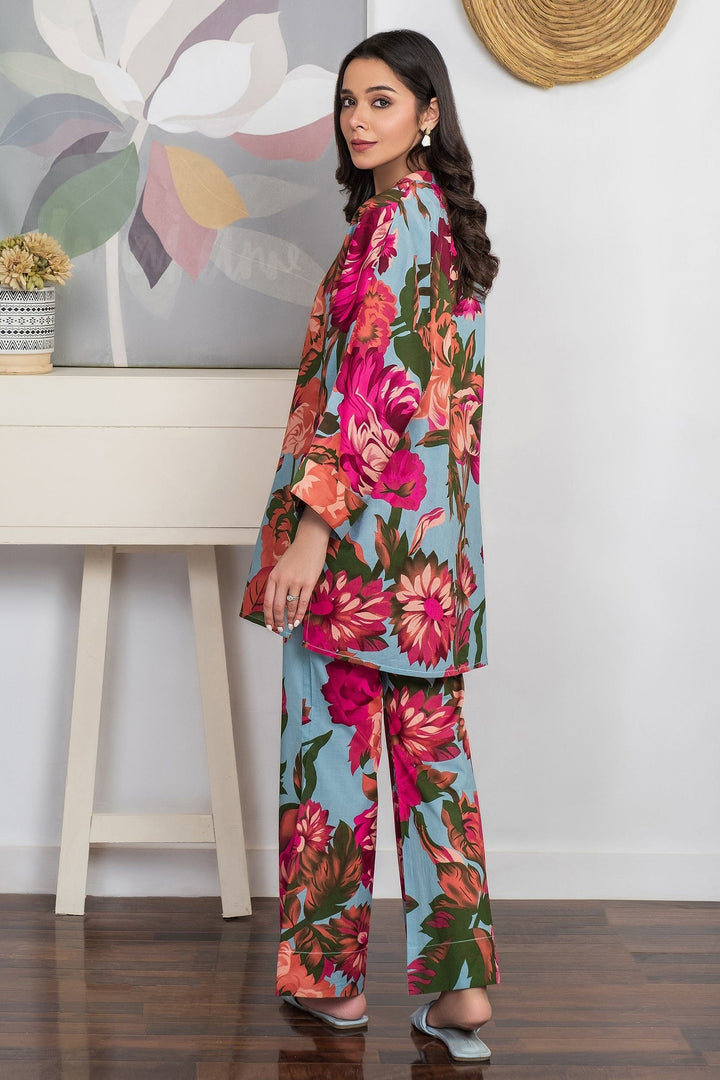 Lawn Sky Blue Kurti - Limelight