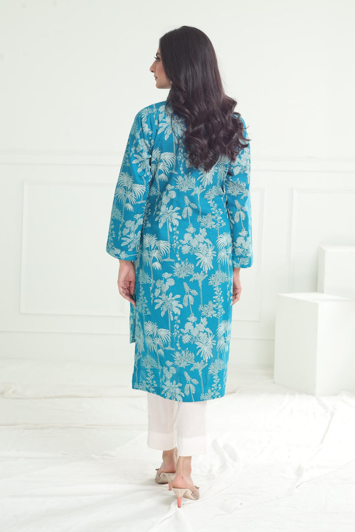 Khaddar Ferozi Kurti - Limelight