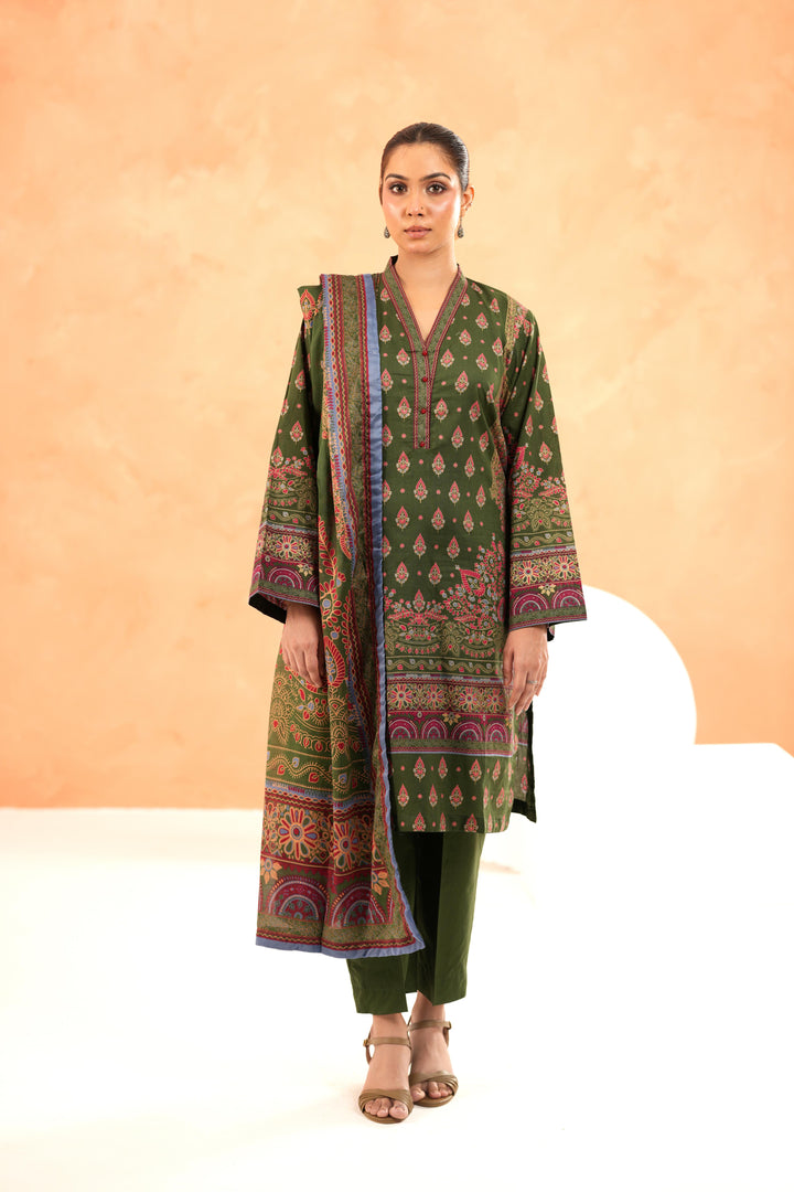Green Stitched Suit - Limelight