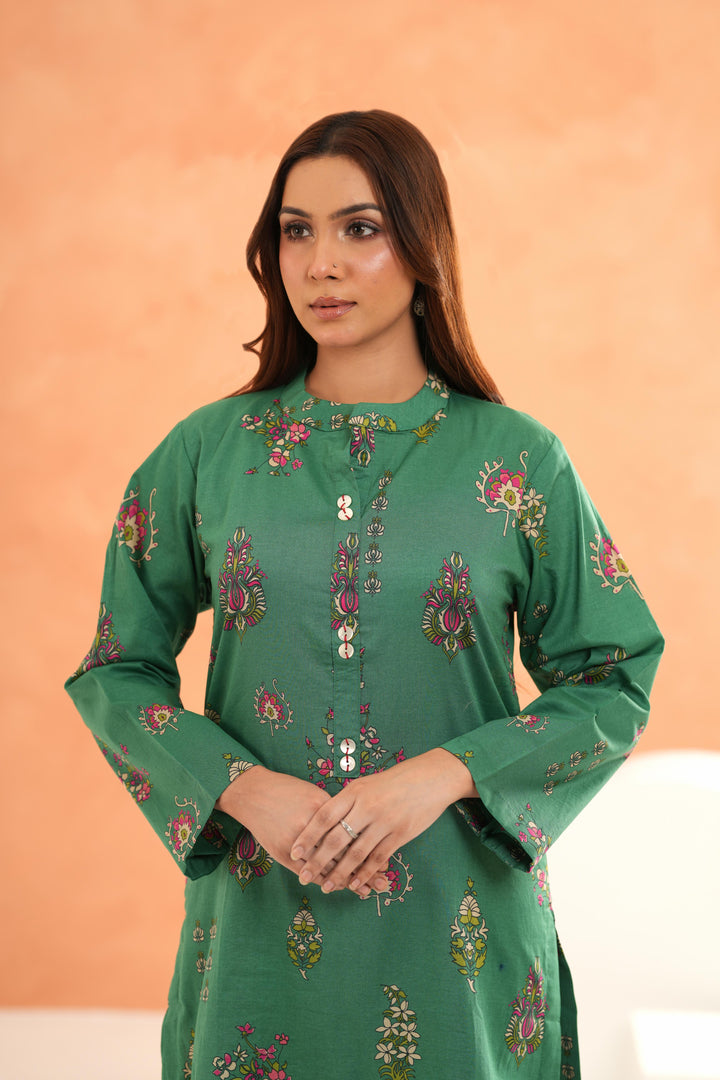 Lawn Green Kurti - Limelight