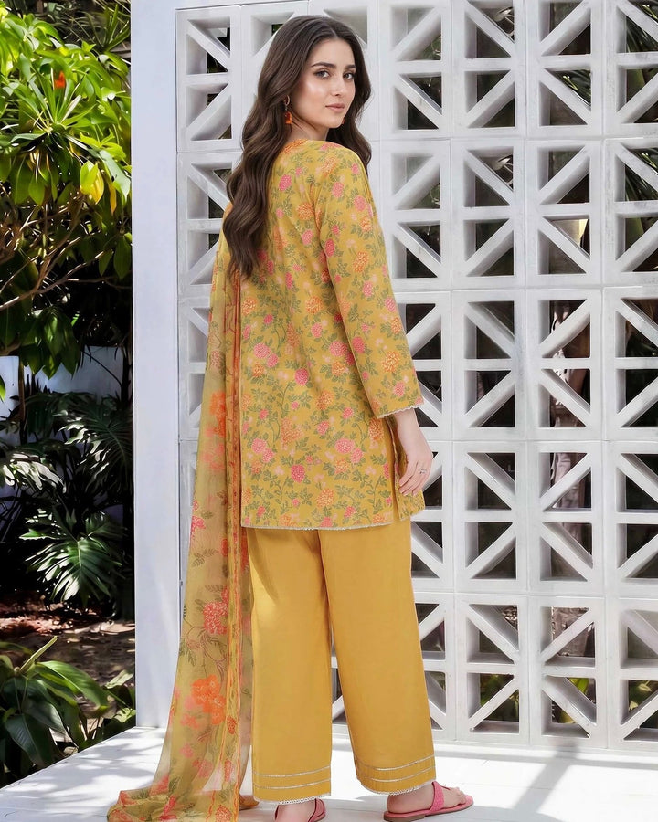 Yellow Stitched Suit - Limelight