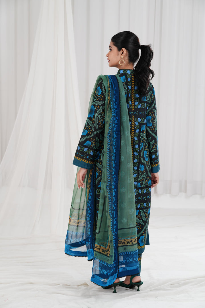 Digital Printed Lawn Multi Stitched Suit - Jazmin