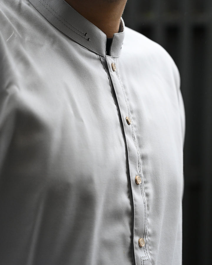 Cotton Plus Grey Kurta Trouser - President by Gul Ahmed