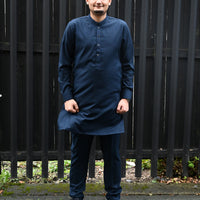 Cotton Plus Navy Kurta Trouser - President by Gul Ahmed