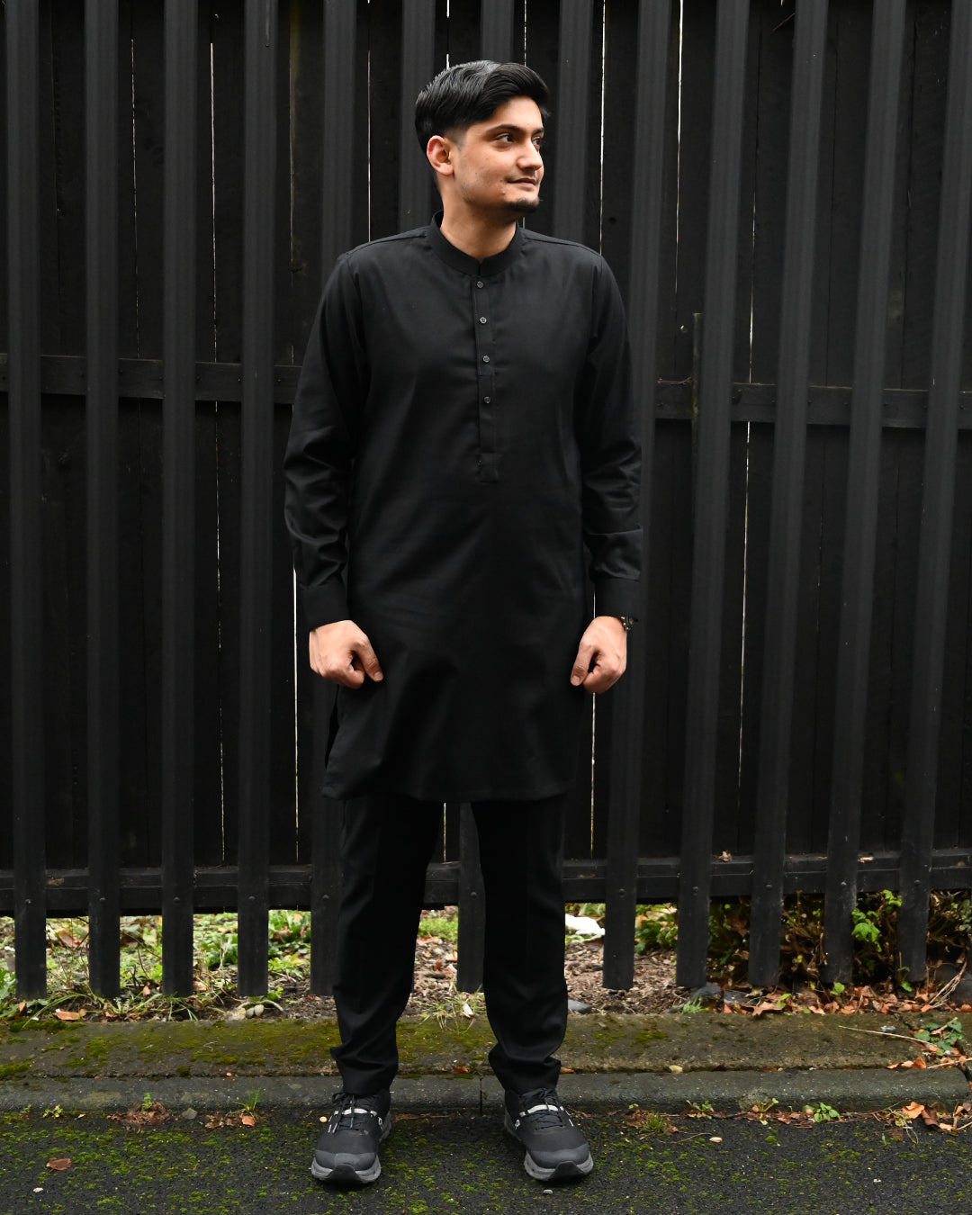 Cotton Plus Black Kurta Trouser - President by Gul Ahmed