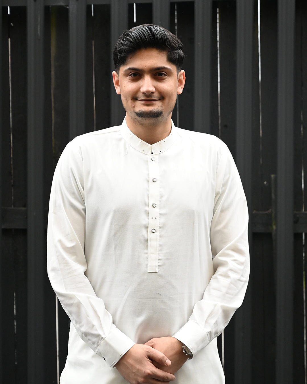 Cotton Plus Off White Kurta Trouser - President by Gul Ahmed