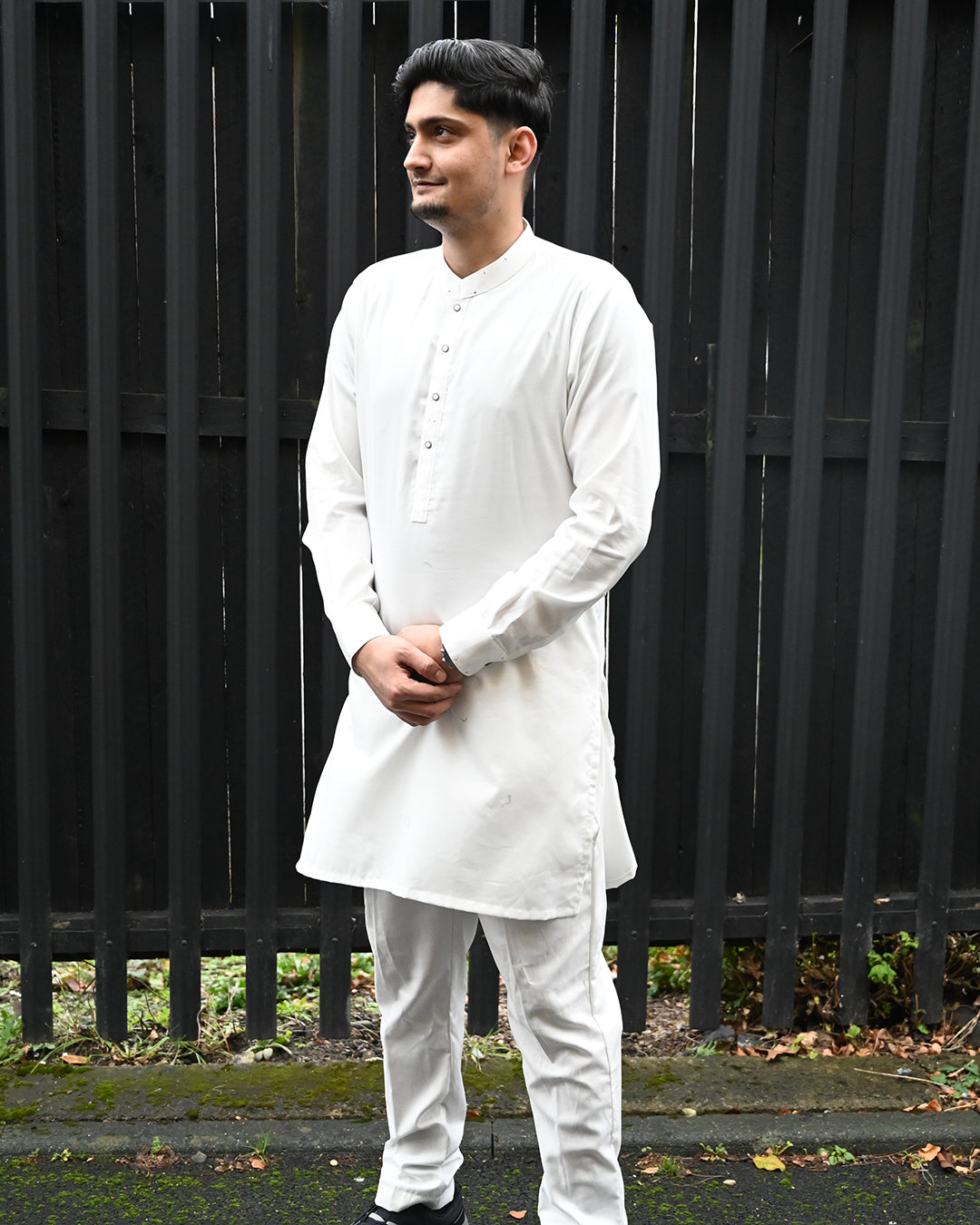 Cotton Plus Off White Kurta Trouser - President by Gul Ahmed