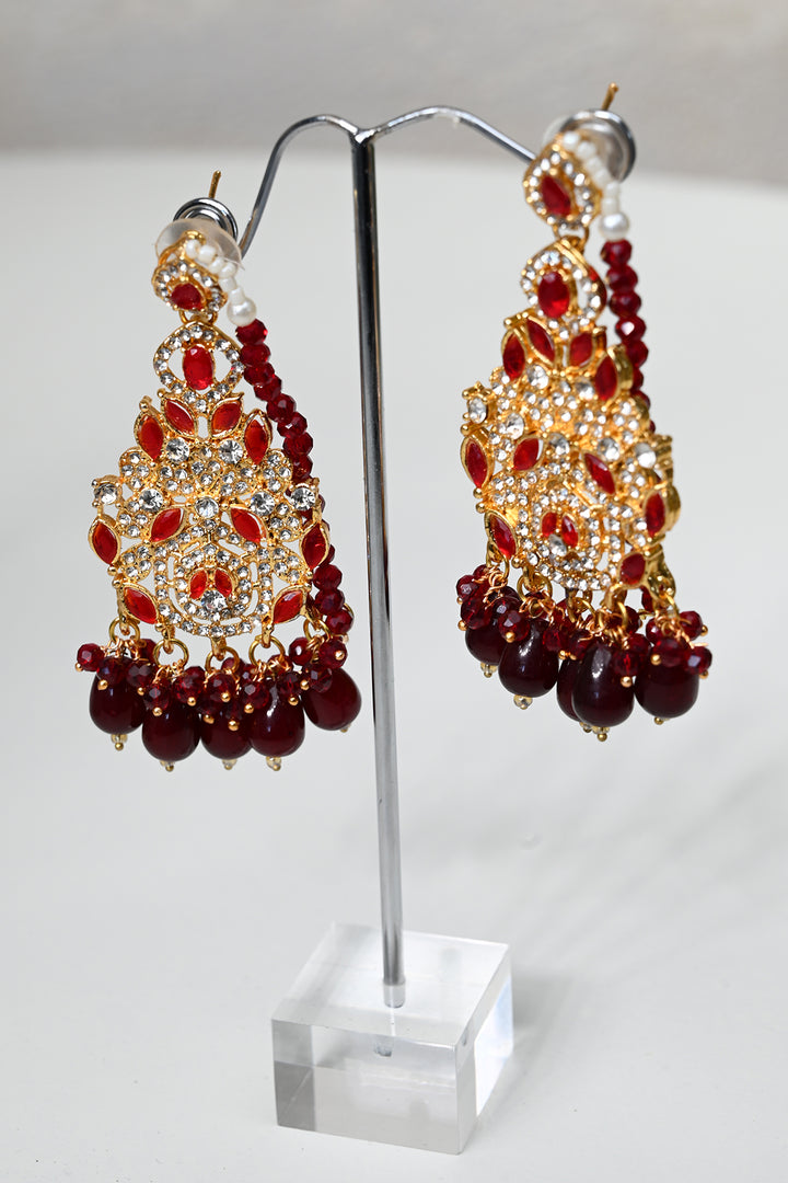Ruby Grace Gold Choker Jewelry Set