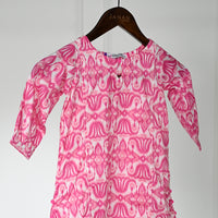 Lawn Pink Kurti - J. Junaid Jamshed