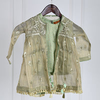 Gold & Grey Stitched Suit - Senorita
