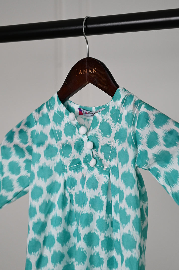 Lawn Blue Kurti - J. Junaid Jamshed