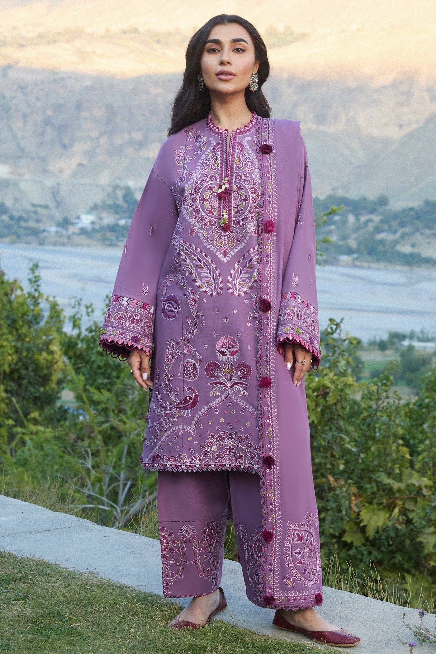 Gulrang - Winter Stitched - Zaha by Khadijah Shah