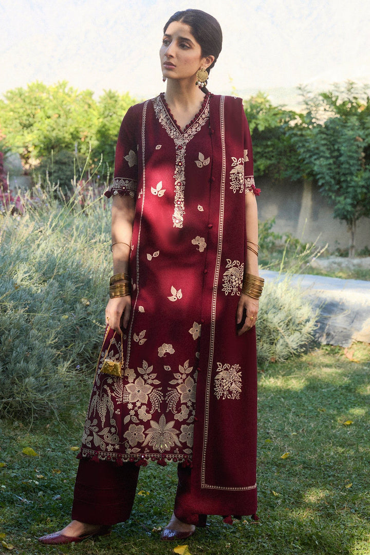 Zarqaa - Winter Stitched - Zaha by Khadijah Shah